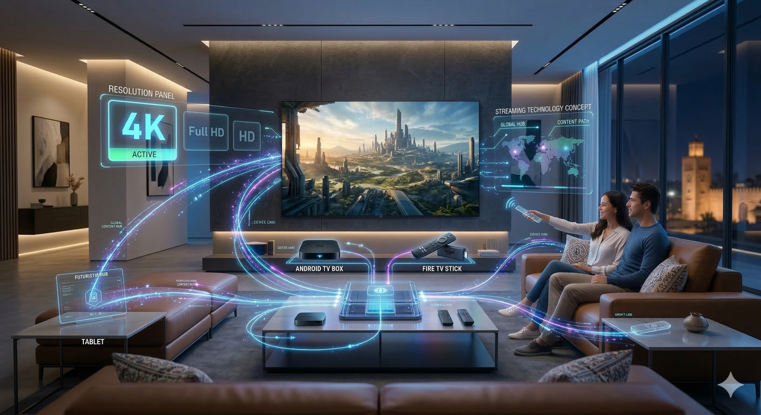 4K streaming quality IPTV