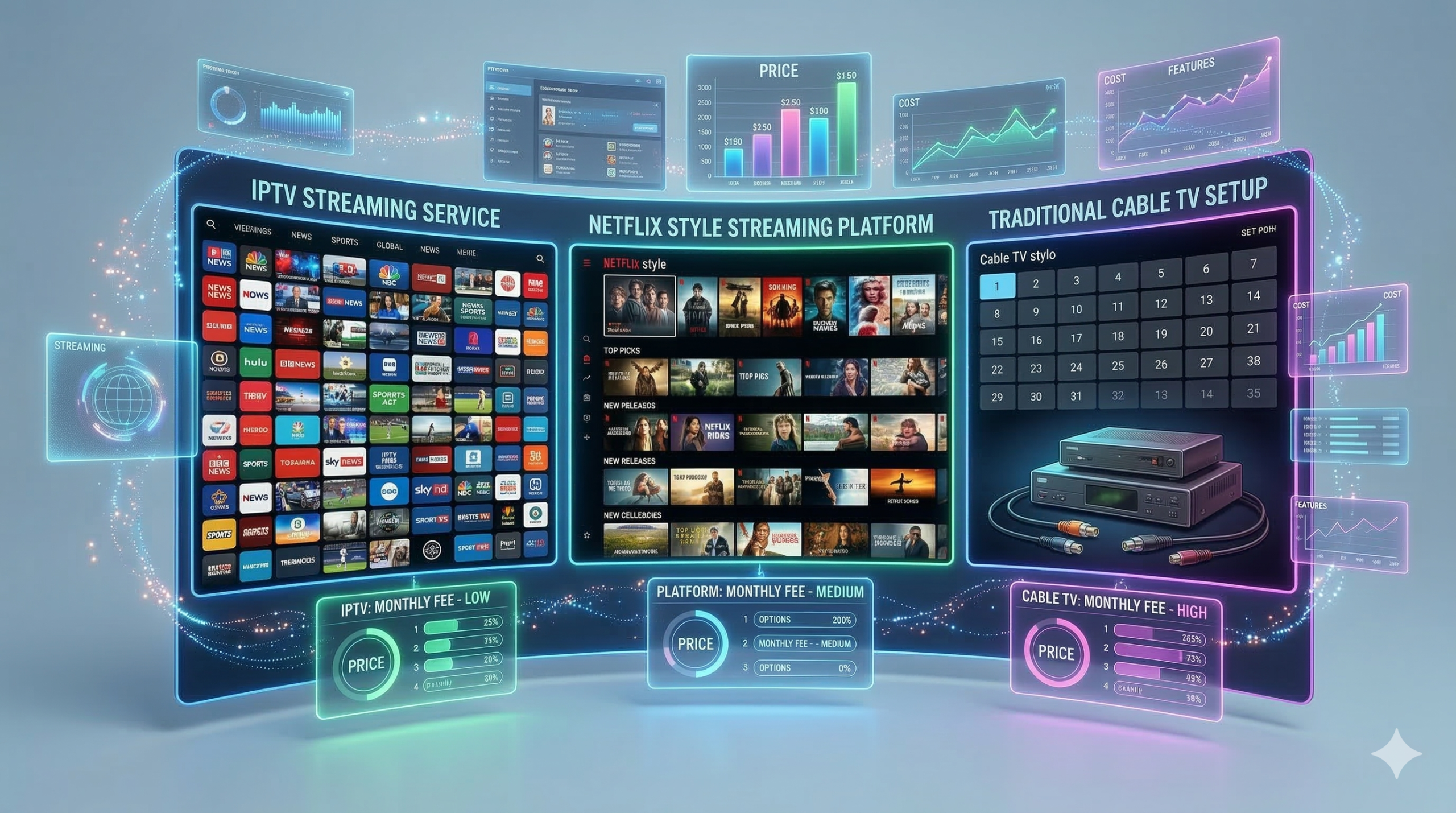 IPTV vs cable cost comparison