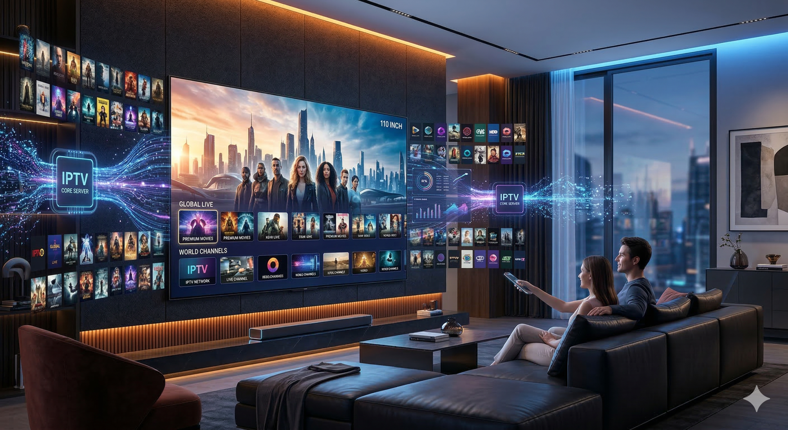 Premium IPTV streaming service