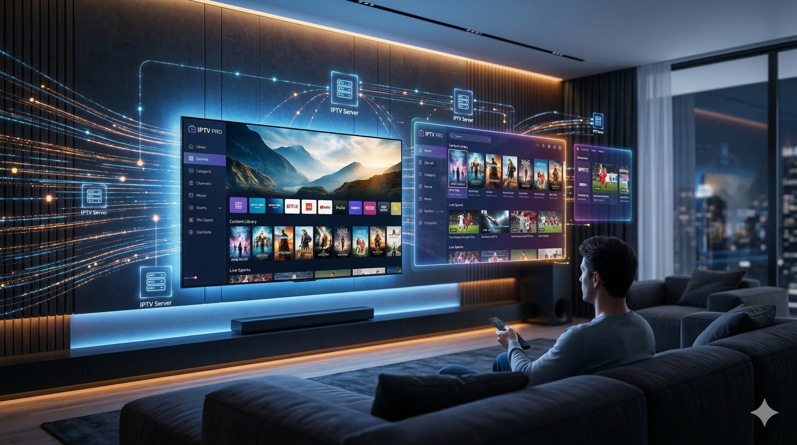 Premium IPTV streaming service