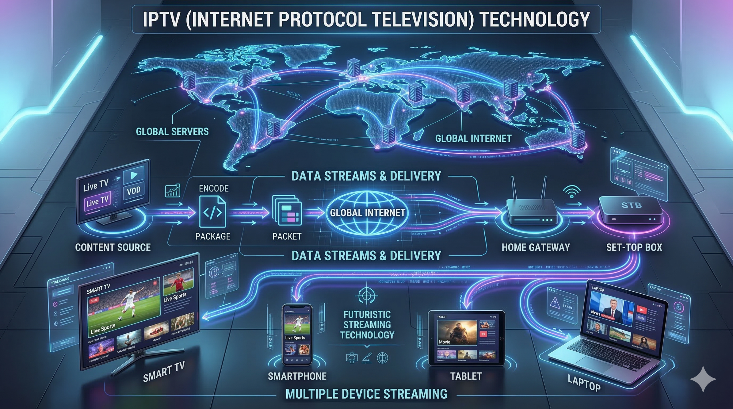 What is IPTV and how streaming works